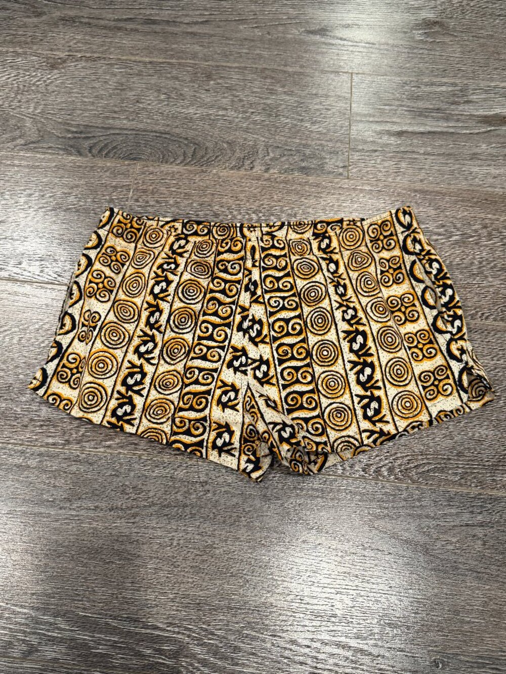 Sauvage California Men’s Swim Trunks Small Retro Tribal Print